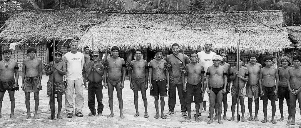 Equipe da EDS em expedicao na Amazonia